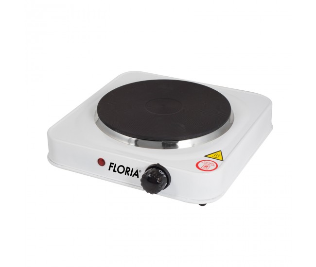 Plita electrica floria alb zln-2805, 22 x 21 x 5 cm,1 ochi, putere 1000w