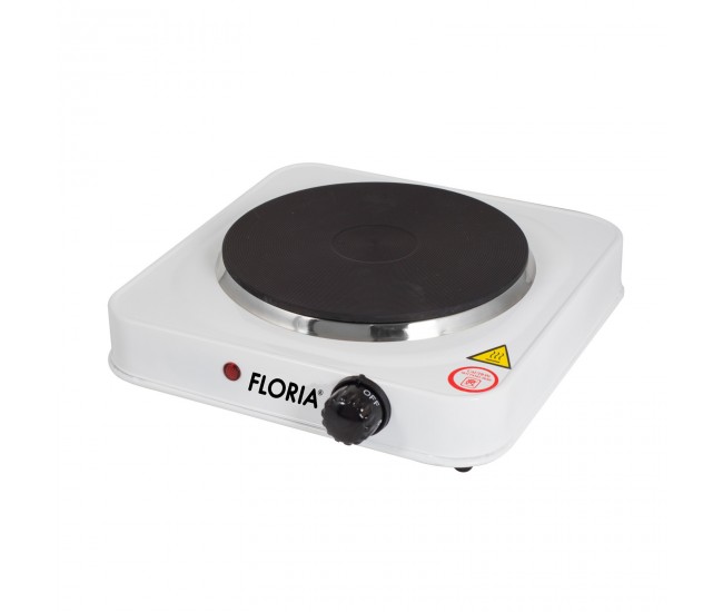 Plita electrica floria alb zln-2829, 25 x 25 x 5 xm, 1 ochi, putere 1500w, 