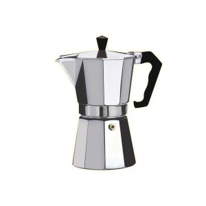 Cafetiera espresso floria zln-2485, 3 cesti, 150 ml, Ø8 cm, aluminiu, argintiu
