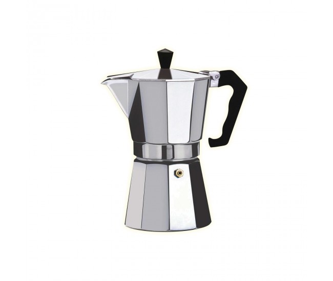 Cafetiera espresso floria zln-2485, 3 cesti, 150 ml, Ø8 cm, aluminiu, argintiu