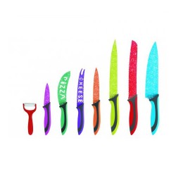 Set cutite inox 8 piese floria zln-1143, multicolor