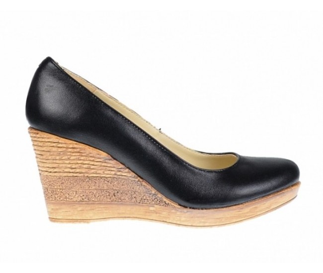 Pantofi dama, casual, din piele naturala, platforme de 7 cm - MARA P3550N