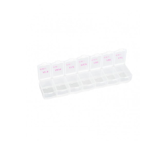 Cutie plastic cu zilele saptamanii P126