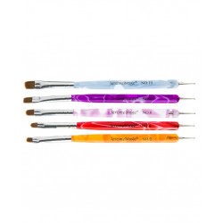 Pensule set 5 JS cu punctator