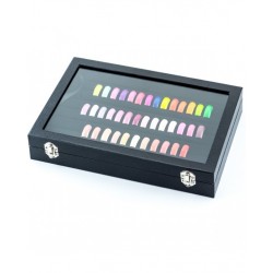 Cutie prezentare unghii cu geam din sticla